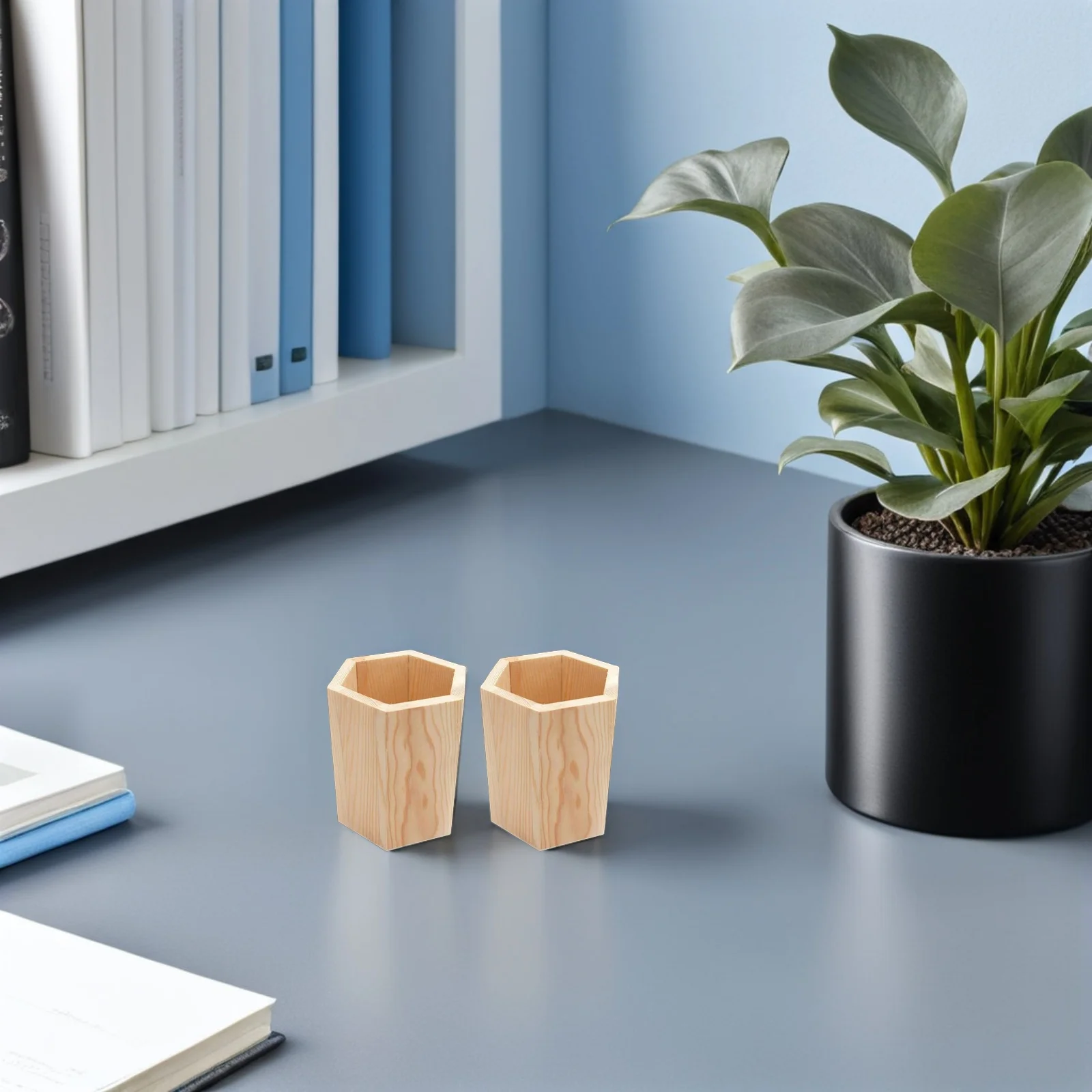 2pcs Wooden Pencil Holder Natural Pine Wood Desktop Stationery Organizer For Office Home School Makeup Brush Storage
2pcs Wooden Pencil Holder Natural Pine Wood Desktop Stationery Organizer For Office Home School Makeup Brush Storage