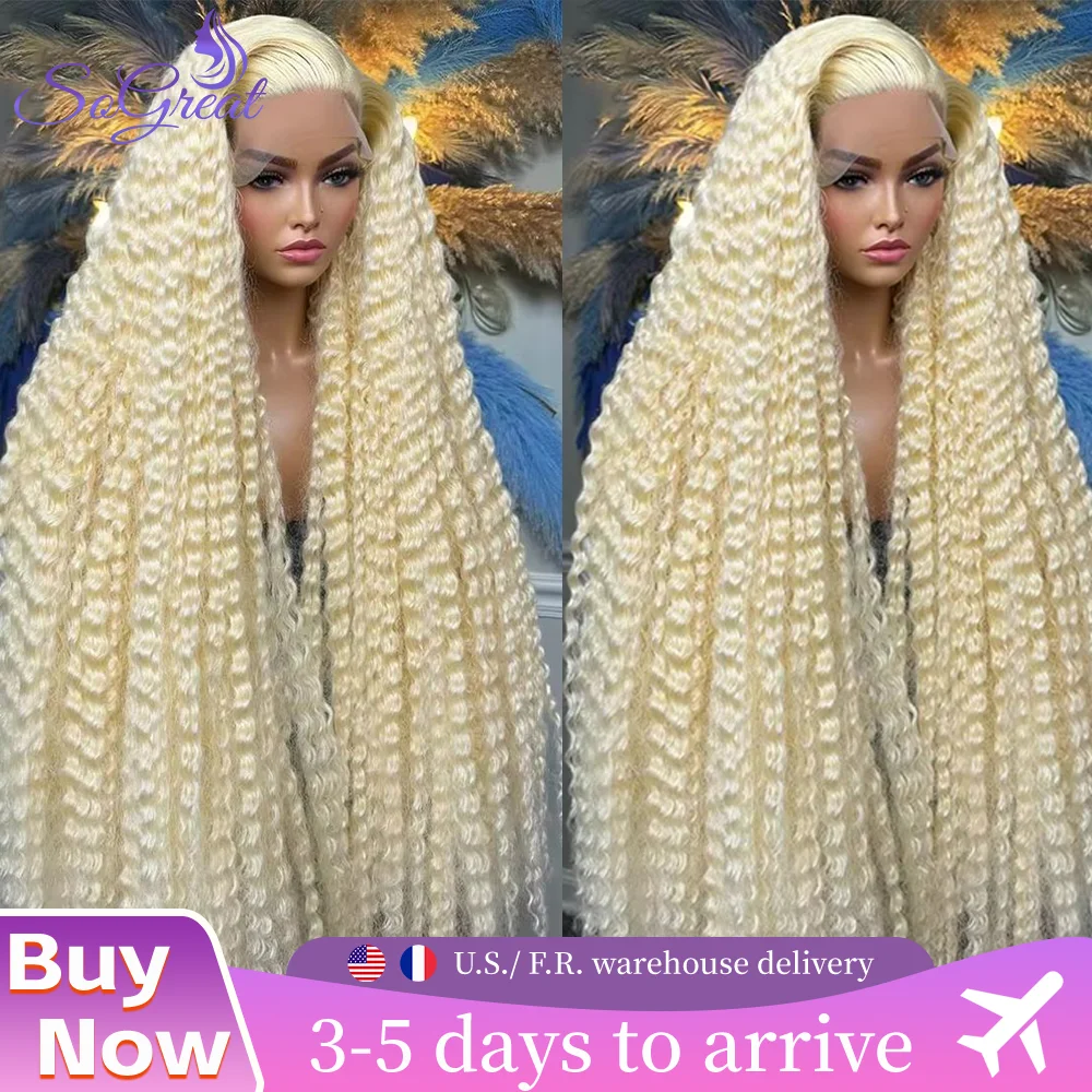 SoGreat 38 Inches 200% Density Deep Curly 13x6 Hd Lace Frontal Wig 613 Honey Blonde Wig Human Hair Pre-Plucked Colored Brazilian
SoGreat 38 Inches 200% Density Deep Curly 13x6 Hd Lace Frontal Wig 613 Honey Blonde Wig Human Hair Pre-Plucked Colored Brazilian