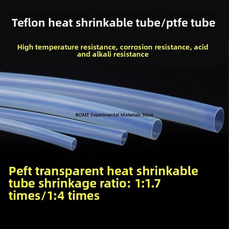 PTFE Tube Teflon High Temperature Resistant Transparent Polytetrafluoroethylene Heat Shrink Tube
PTFE Tube Teflon High Temperature Resistant Transparent Polytetrafluoroethylene Heat Shrink Tube