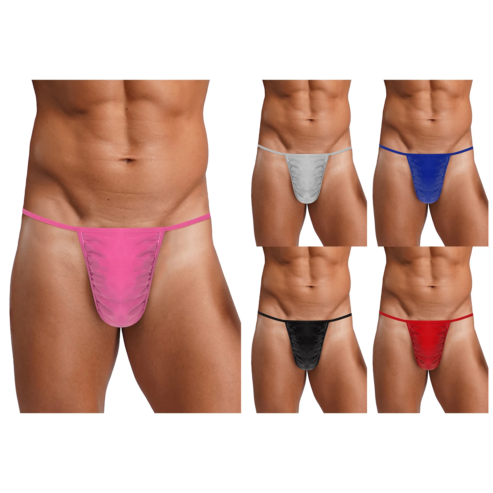 Mens Wetlook Leather Mini Thongs Glossy Spaghetti Waistband Bulge Pouch Panties O-ring T-back G-string Briefs Fancy Underwear
Mens Wetlook Leather Mini Thongs Glossy Spaghetti Waistband Bulge Pouch Panties O-ring T-back G-string Briefs Fancy Underwear