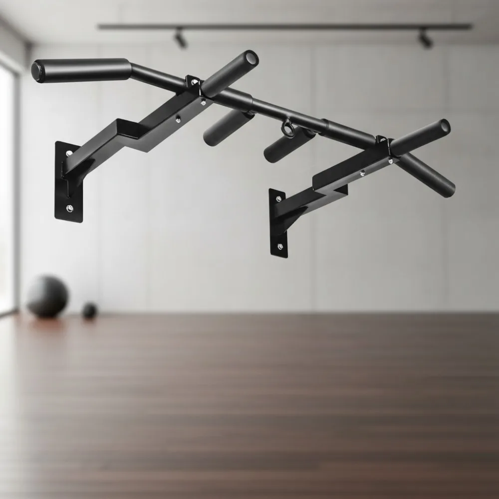 Multi-Grip Wall Mount Pull-Up Bar, 16-24 Inch Adjustable, Heavy-Duty Steel Construction for Home Gym Strength Training
Multi-Grip Wall Mount Pull-Up Bar, 16-24 Inch Adjustable, Heavy-Duty Steel Construction for Home Gym Strength Training