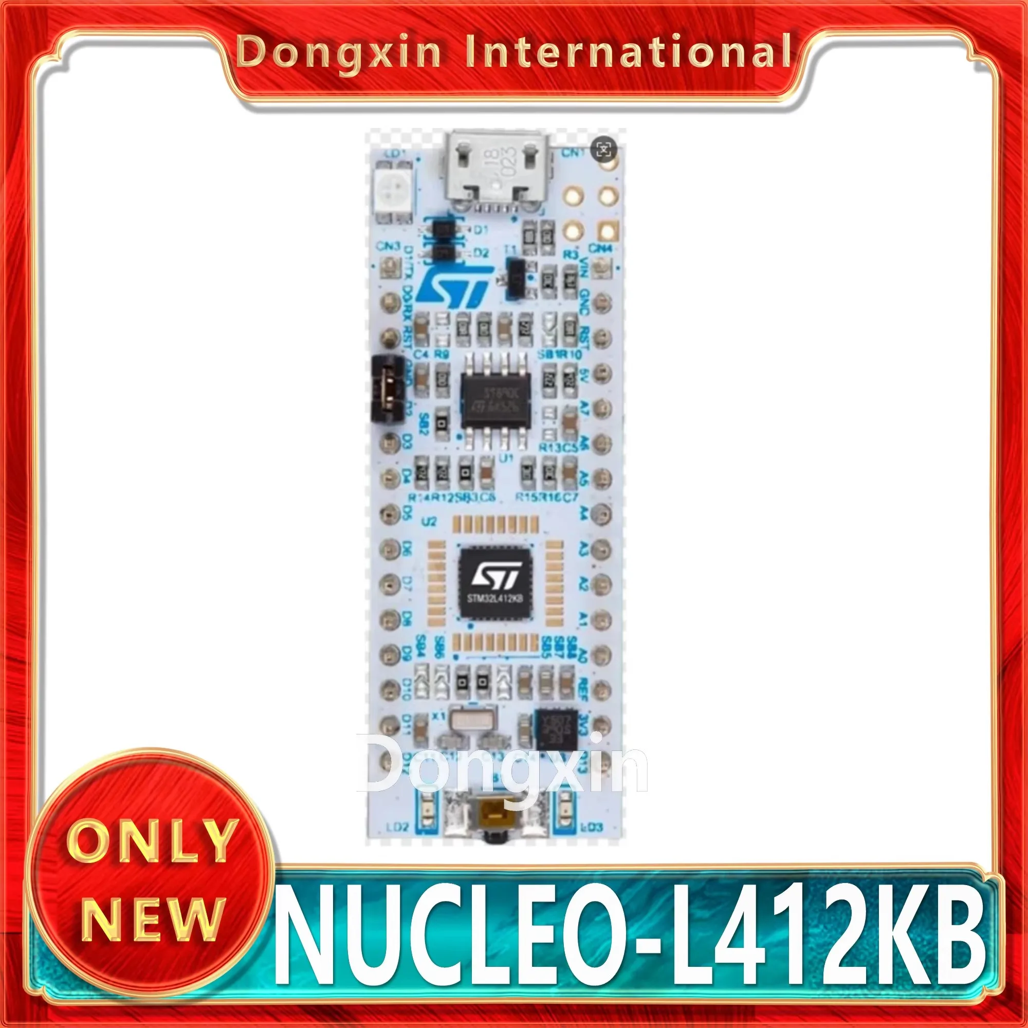 ST NUCLEO-L412KB STM32 Nucleo-32 development board with STM32L412KB MCU, supports Arduino nano connectivity
ST NUCLEO-L412KB STM32 Nucleo-32 development board with STM32L412KB MCU, supports Arduino nano connectivity