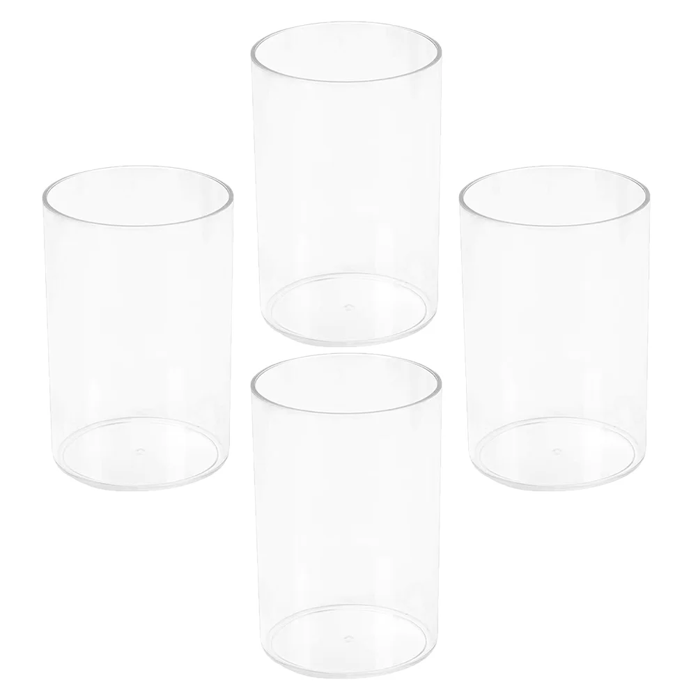 4 Pcs Transparent Pen Holder Storage Cup Clear Pencil Makeup Brush Cups Container Penholder Student
4 Pcs Transparent Pen Holder Storage Cup Clear Pencil Makeup Brush Cups Container Penholder Student