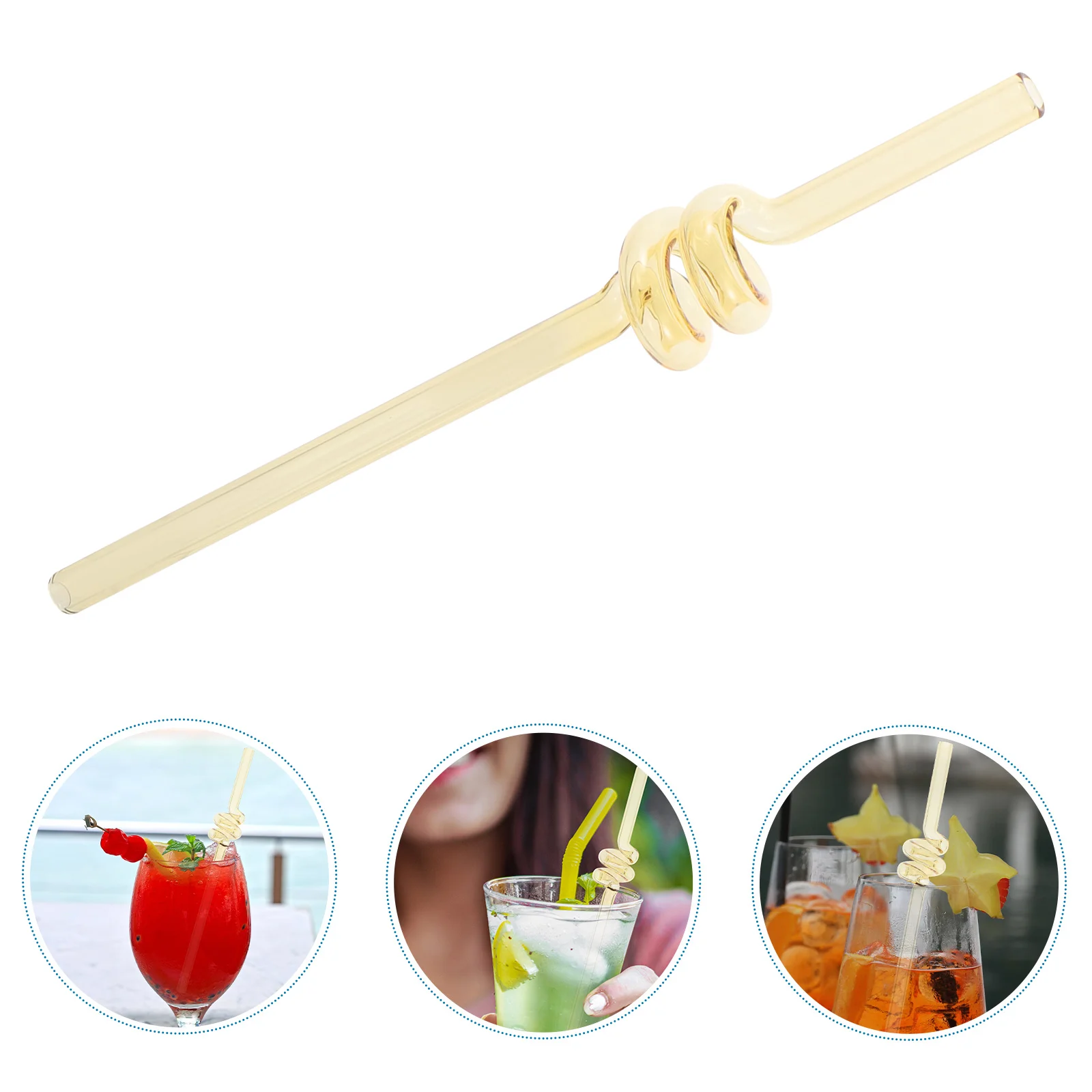 Chic 10pcs Colored Glass Straws Transparent Reusable Beverage Drinking Tube for Juice Tea Smoothie High Heat
Chic 10pcs Colored Glass Straws Transparent Reusable Beverage Drinking Tube for Juice Tea Smoothie High Heat