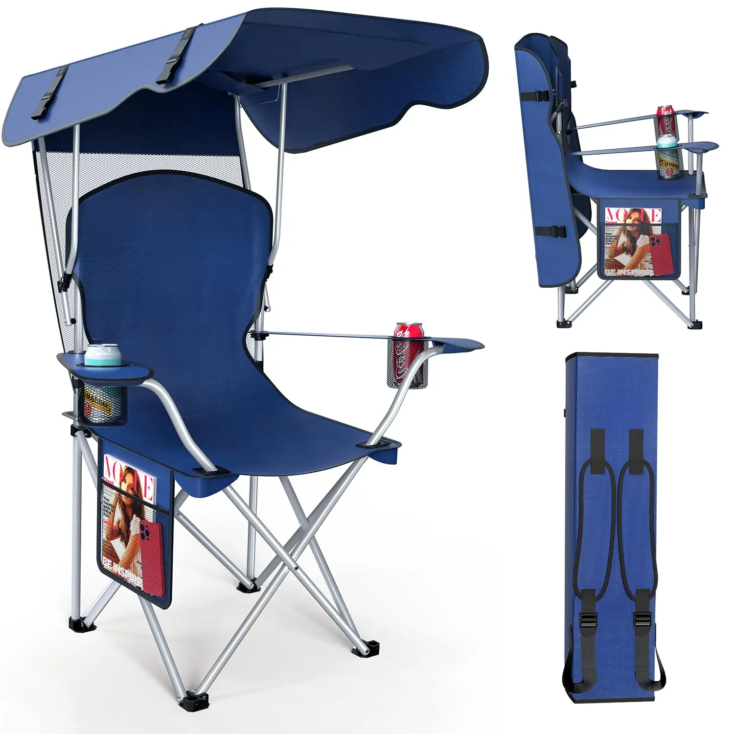 Portable Folding Canopy Camping Chair 600D Oxford UV Shade Beach Picnic Fishing Sport, Custom
Portable Folding Canopy Camping Chair 600D Oxford UV Shade Beach Picnic Fishing Sport, Custom