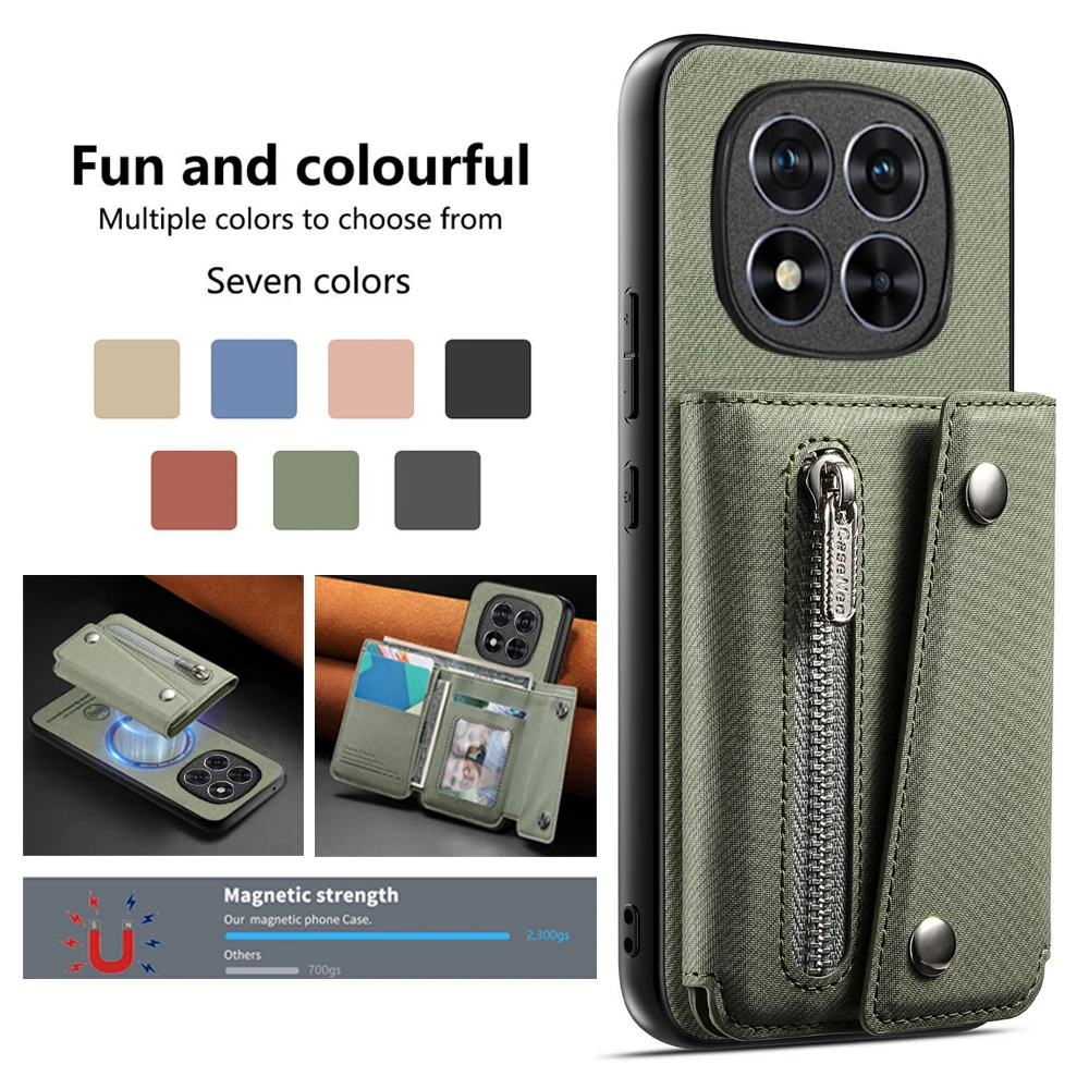 Detachable 2IN1 Magnetic Leather Card Funda for Xiaomi Redmi Note 15 Pro Plus 5G Back Case Redmi 15C Note 14 15 Pro+ Flip Cover
Detachable 2IN1 Magnetic Leather Card Funda for Xiaomi Redmi Note 15 Pro Plus 5G Back Case Redmi 15C Note 14 15 Pro+ Flip Cover