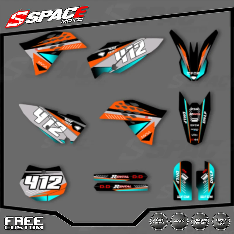SPACE Custom Motorcycle Graphics Background Decal for KTM SX SX65 2009 2008 2010 2011 2012 2013 2014 2015 SX 50 Stickers Kits 09
SPACE Custom Motorcycle Graphics Background Decal for KTM SX SX65 2009 2008 2010 2011 2012 2013 2014 2015 SX 50 Stickers Kits 09