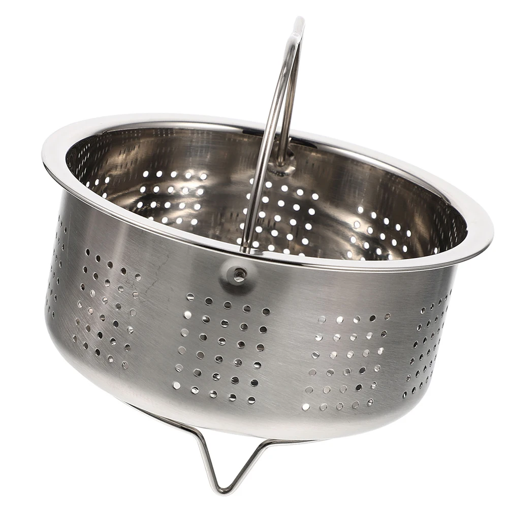 Stainless Steel Steamer Basket Small Vegetables Insert for Pot Dumpling Dense Holes Good Ventilation Effort Saving Food 
Stainless Steel Steamer Basket Small Vegetables Insert for Pot Dumpling Dense Holes Good Ventilation Effort Saving Food