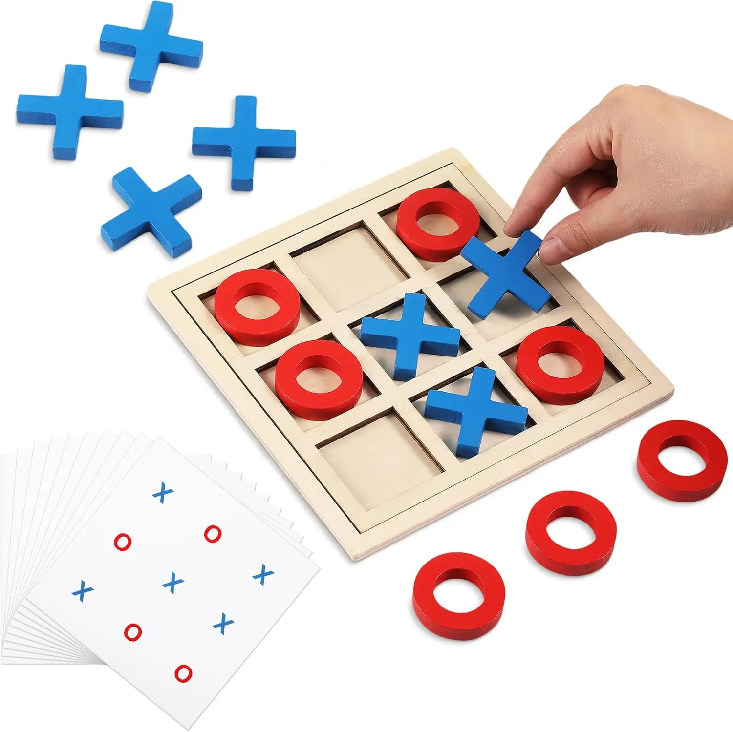 Jumbo Wooden Tic Tac Toe Game for Seniors with Dementia - Cognitive Matching & Puzzle Board
Jumbo Wooden Tic Tac Toe Game for Seniors with Dementia - Cognitive Matching & Puzzle Board