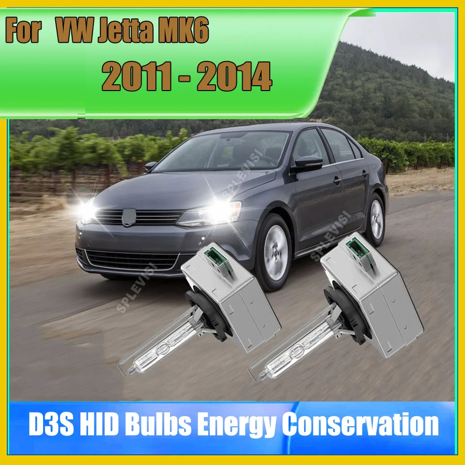 2Pcs 35W 6000K Headlights HID D3S Car Light Bulbs 4500LM Reduce Replacements Frequency For VW Jetta Mk6 2011 2012 2013 2014
2Pcs 35W 6000K Headlights HID D3S Car Light Bulbs 4500LM Reduce Replacements Frequency For VW Jetta Mk6 2011 2012 2013 2014