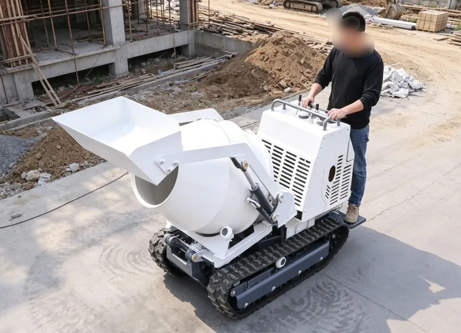 Mini Cement Mixer Machine 300L Mobile Diesel Concrete Mixing Truck for Building Construction
Mini Cement Mixer Machine 300L Mobile Diesel Concrete Mixing Truck for Building Construction