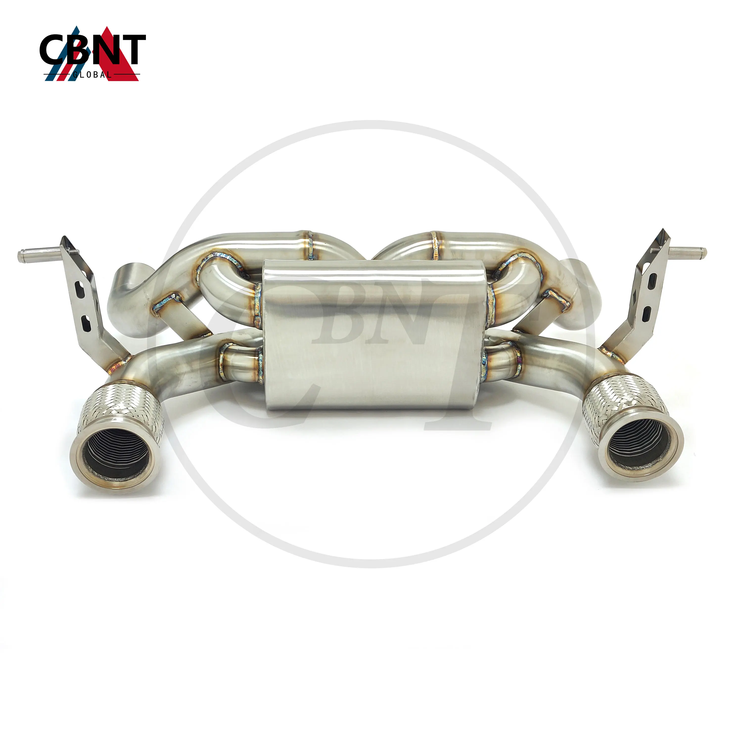 CBNT Valvetronic Exhaust Axleback for Lamborghini Huracan STO 5.2L V10 High Quality SS304 Exhaust Pipe Muffler with Valve
CBNT Valvetronic Exhaust Axleback for Lamborghini Huracan STO 5.2L V10 High Quality SS304 Exhaust Pipe Muffler with Valve