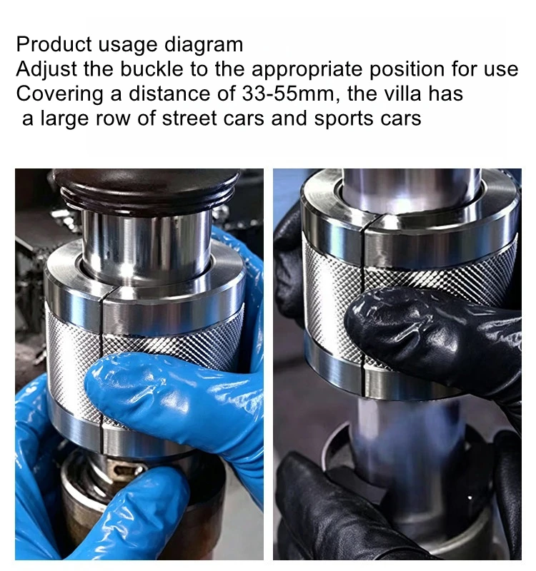 Motorcycle shock absorber oil seal installation tool universal front fork seal driver oil seal replacement tool 33-55mm
Motorcycle shock absorber oil seal installation tool universal front fork seal driver oil seal replacement tool 33-55mm