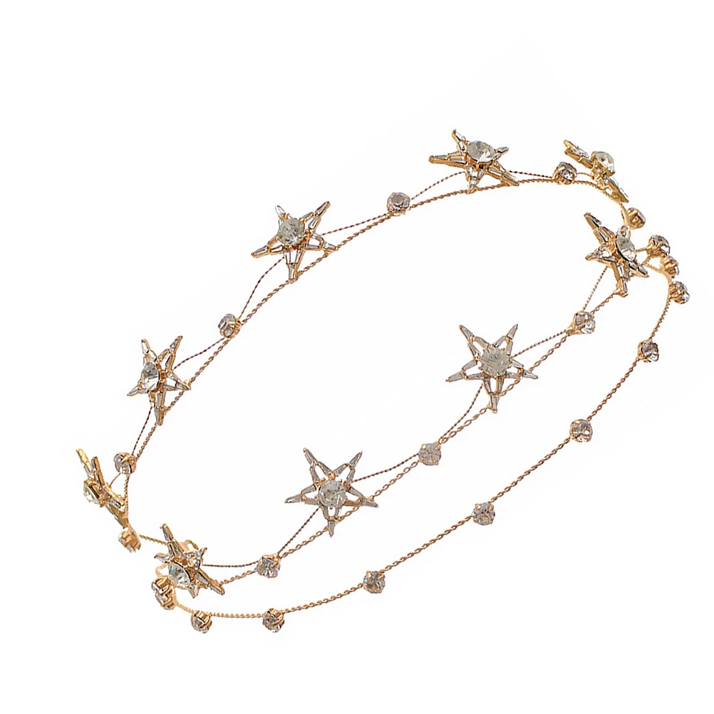 Crystal Rhinestone Hairband Bridal Headpiece Wedding Accessory Quality Skin Friendly Zinc Alloy Star Hair Tool
Crystal Rhinestone Hairband Bridal Headpiece Wedding Accessory Quality Skin Friendly Zinc Alloy Star Hair Tool