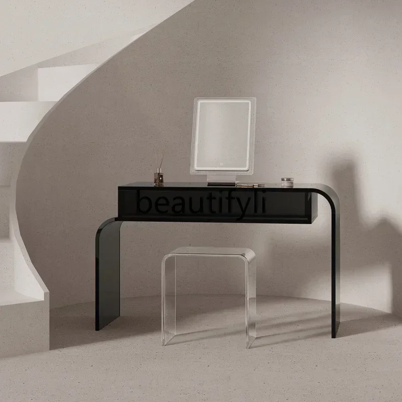 yj7 Acrylic creative transparent integrated dresser small makeup table light luxury modern simple desk
yj7 Acrylic creative transparent integrated dresser small makeup table light luxury modern simple desk