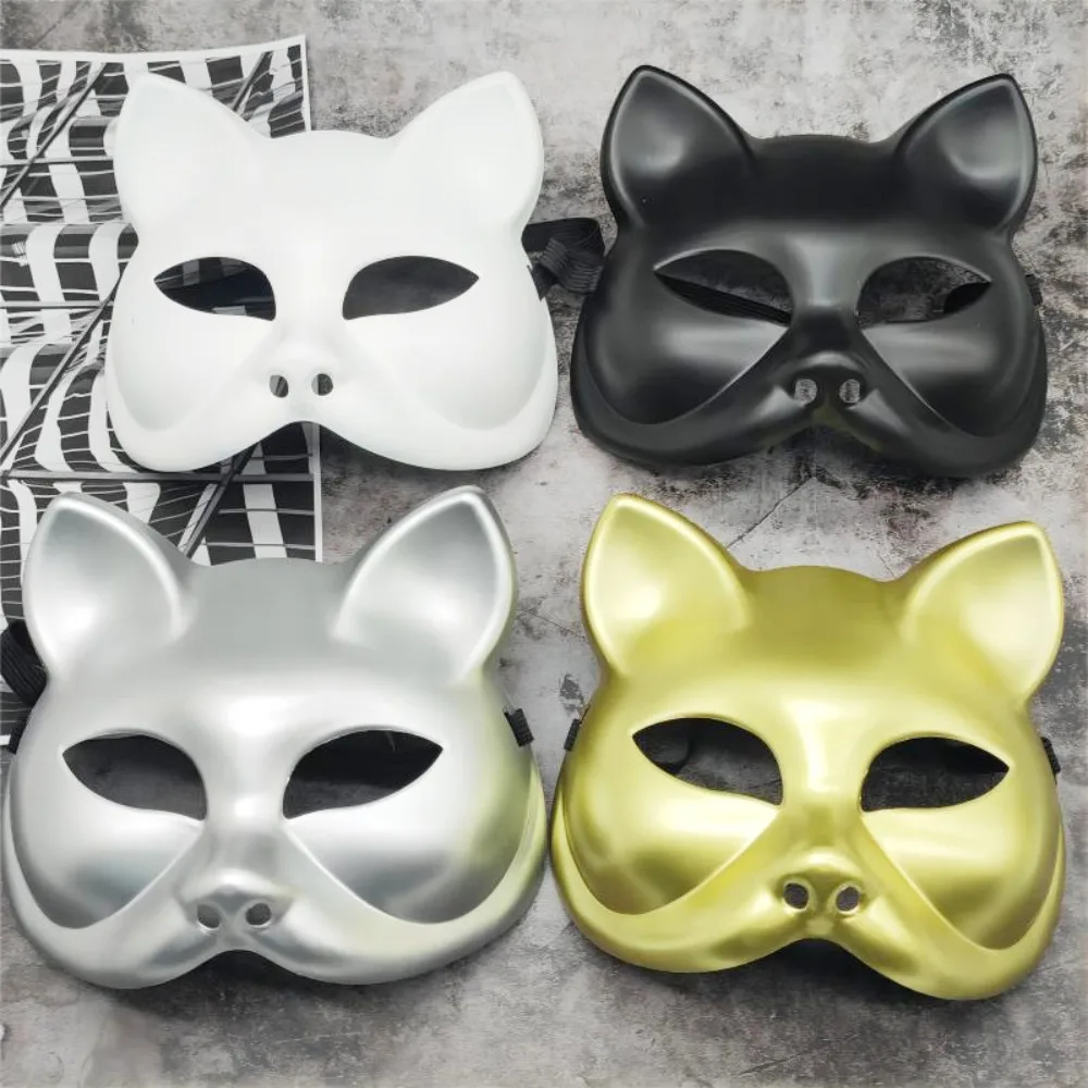 Creative Plastic Cat Half Face Mask Anime Mask Eye Mask Cosplay Mask Costume Props Cosplay Costume Halloween Mask Gift
Creative Plastic Cat Half Face Mask Anime Mask Eye Mask Cosplay Mask Costume Props Cosplay Costume Halloween Mask Gift