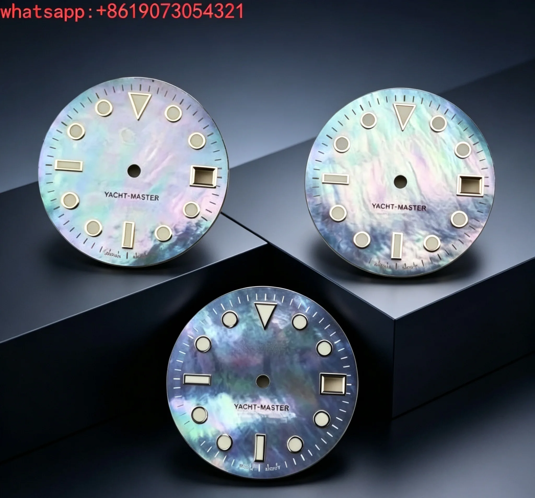 Customized NH35 Dial Mother of Pearl Surface Mechanical Watch NH36 Watch Green Night Disc Modified Size 28.5mm
Customized NH35 Dial Mother of Pearl Surface Mechanical Watch NH36 Watch Green Night Disc Modified Size 28.5mm