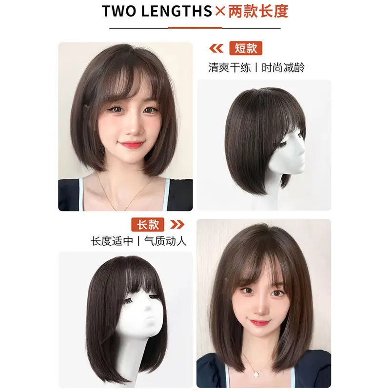 Synthetic Short Bob Wig for Women Natural Look Full Head Heat Resistant Fiber Clavicle Length Wigs Daily Party Cosplay
Synthetic Short Bob Wig for Women Natural Look Full Head Heat Resistant Fiber Clavicle Length Wigs Daily Party Cosplay