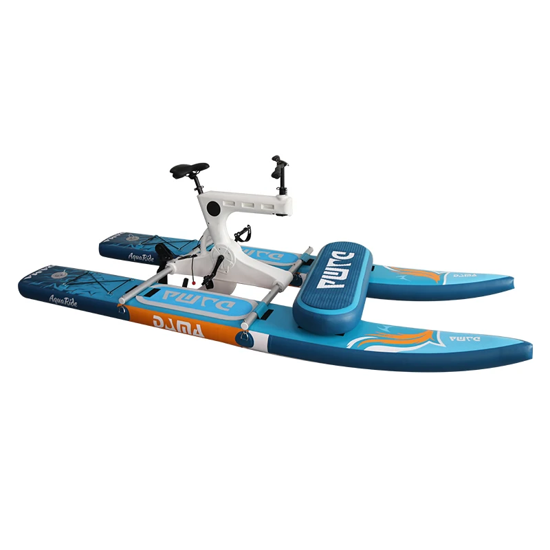 DAMA 2024 Hydrofoil Pontoons Boats New Collection Inflatable Water Pedal Bike Made of Drop Stitch Material for Water Play
DAMA 2024 Hydrofoil Pontoons Boats New Collection Inflatable Water Pedal Bike Made of Drop Stitch Material for Water Play