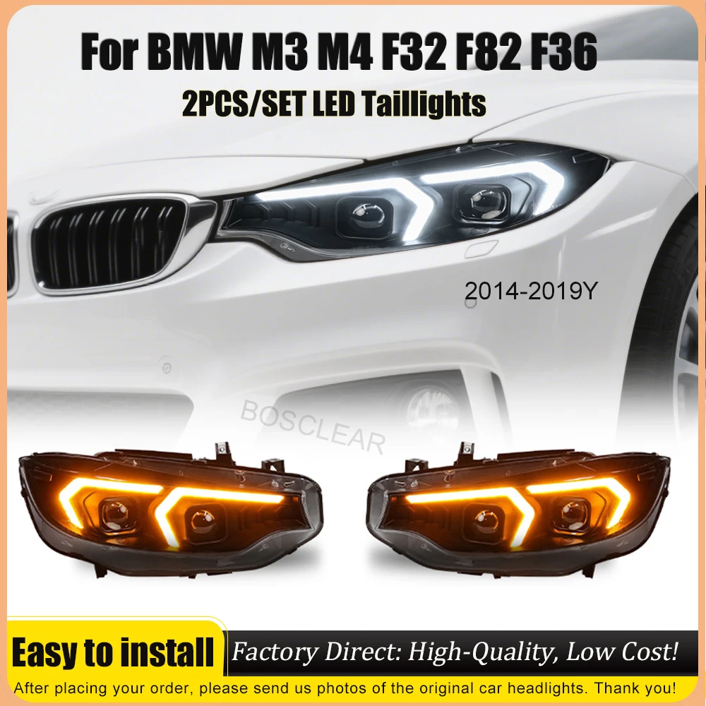 Car Lights LED Headlights For BMW 4 Series F32 M3 M4 2014-2019 F36 F80 F33 DRL 425i 428i 430i HeadLamps Automotive Accessories
Car Lights LED Headlights For BMW 4 Series F32 M3 M4 2014-2019 F36 F80 F33 DRL 425i 428i 430i HeadLamps Automotive Accessories