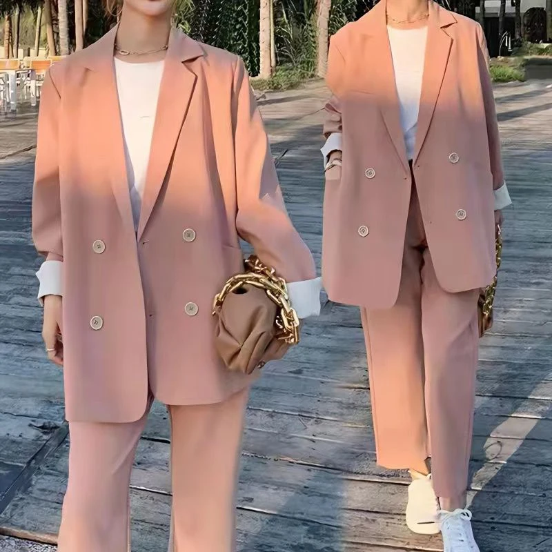 Fashionable plus Size Women's Suit Set Spring 2026 Loose Slimming Shoulder-Length Sleeve Long Pants Commute Style for plus Si...
Fashionable plus Size Women's Suit Set Spring 2026 Loose Slimming Shoulder-Length Sleeve Long Pants Commute Style for plus Si...