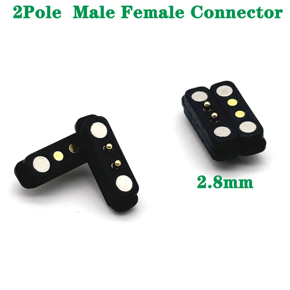 1Pair 2Pin Magnetic Pogo Pin Connector 2 Pogopin Male Female 2.80 MM Spring Fast charging DC Magnet Connector Power Socket
1Pair 2Pin Magnetic Pogo Pin Connector 2 Pogopin Male Female 2.80 MM Spring Fast charging DC Magnet Connector Power Socket