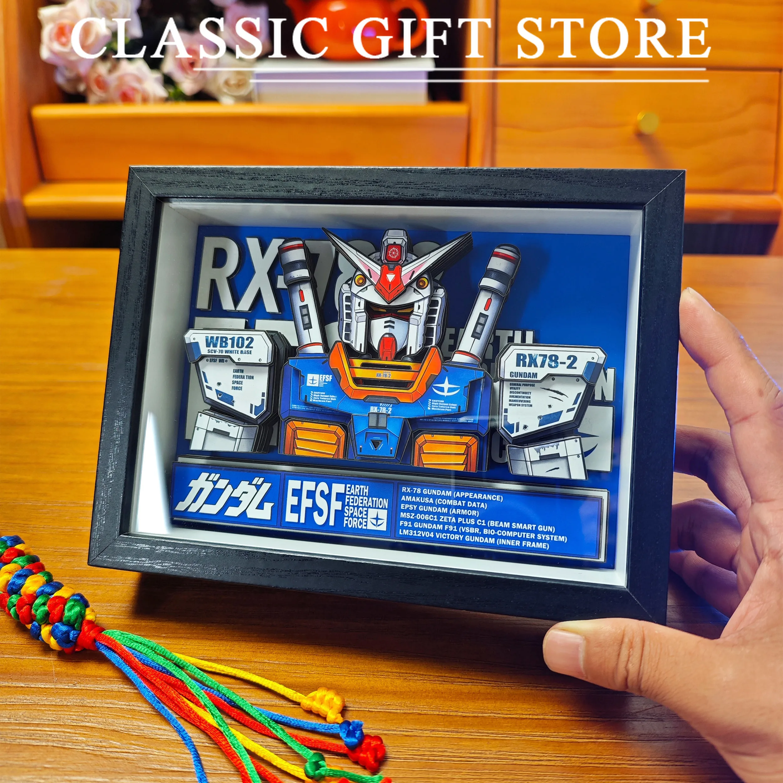 2025 New GUNDAM 3D Decorative Painting RX-78 MB-002 Figure Handmade Decorative Picture Frame Desktop Decoration
2025 New GUNDAM 3D Decorative Painting RX-78 MB-002 Figure Handmade Decorative Picture Frame Desktop Decoration