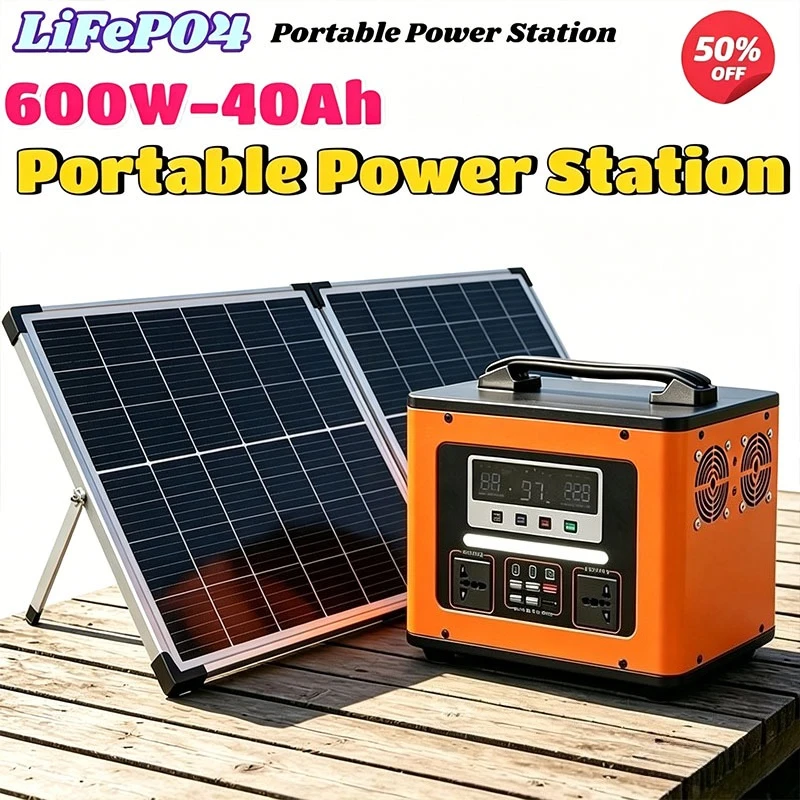 original600W Portable Power Station 220V 40Ah Power Bank LiFePO4 for Solar Generator Outdoor Energy Camping RV Backup Power Bank
original600W Portable Power Station 220V 40Ah Power Bank LiFePO4 for Solar Generator Outdoor Energy Camping RV Backup Power Bank