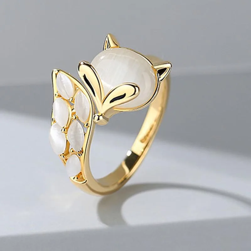 Cute Fox Shaped Open Adjustable Ring For Women Niche Minimalist Design Luxury Accent Index Finger Jewelry
Cute Fox Shaped Open Adjustable Ring For Women Niche Minimalist Design Luxury Accent Index Finger Jewelry