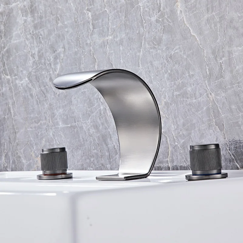 Bathroom faucets hot and cold mixed two switch waterfall faucets vanity bathroom kitchen deck installation bathroom single rod s
Bathroom faucets hot and cold mixed two switch waterfall faucets vanity bathroom kitchen deck installation bathroom single rod s