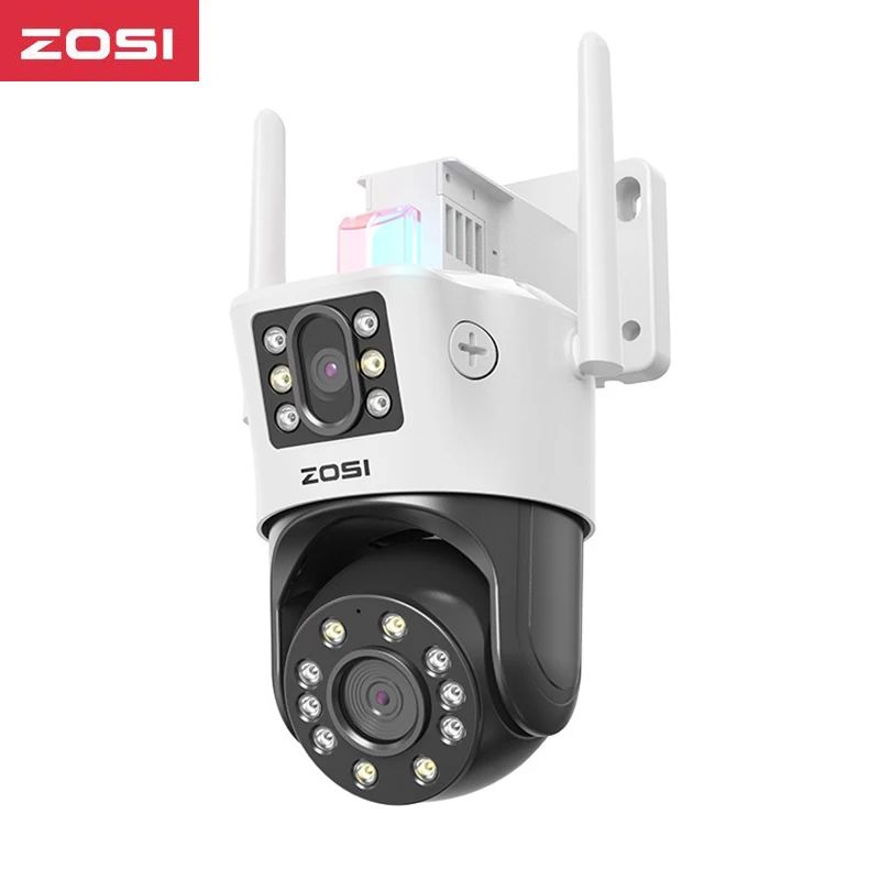 ZOSI C298 2.4G WiFi 8MP Dual-Lens(2x4MP) Security Camera Outdoor 8X Hybrid Zoom PTZ Cam Wide-Angle Human/Vehicle Detect IP Cam
ZOSI C298 2.4G WiFi 8MP Dual-Lens(2x4MP) Security Camera Outdoor 8X Hybrid Zoom PTZ Cam Wide-Angle Human/Vehicle Detect IP Cam