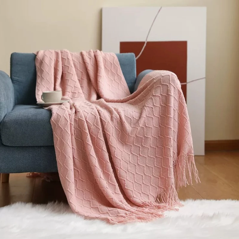 Nordic Solid Knitted Throw Blanket, Diamond Pattern Bed Runner , Soft Skin-Friendly Air Conditioning Wrap, Aesthetic Home Decor
Nordic Solid Knitted Throw Blanket, Diamond Pattern Bed Runner , Soft Skin-Friendly Air Conditioning Wrap, Aesthetic Home Decor