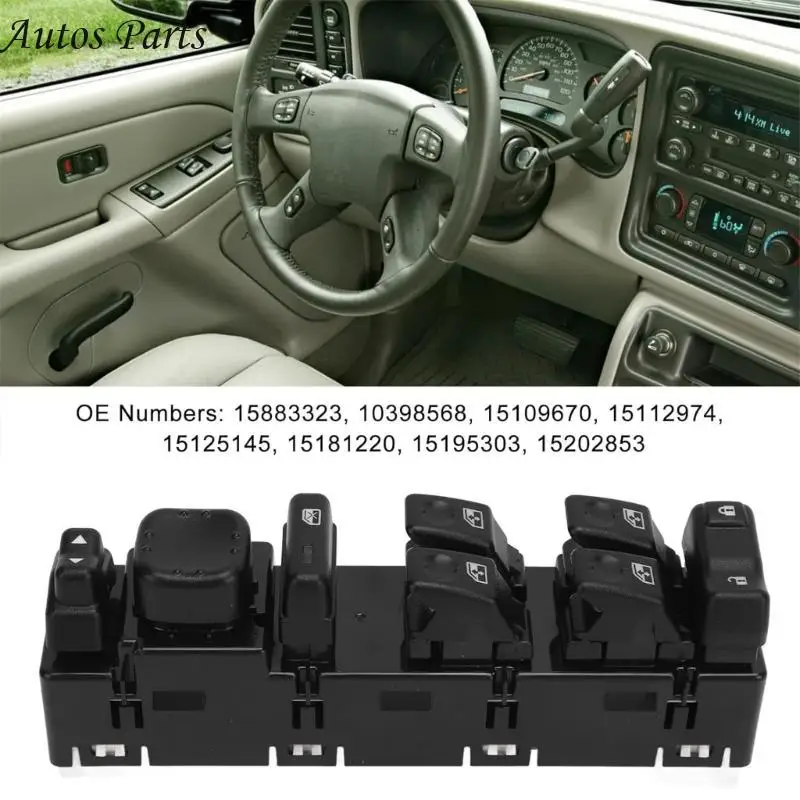 57BA Replace 15883323 10398568 15109670 15112974 15125145 Power Electric Window Switch Power Window Switch Auto Part
57BA Replace 15883323 10398568 15109670 15112974 15125145 Power Electric Window Switch Power Window Switch Auto Part