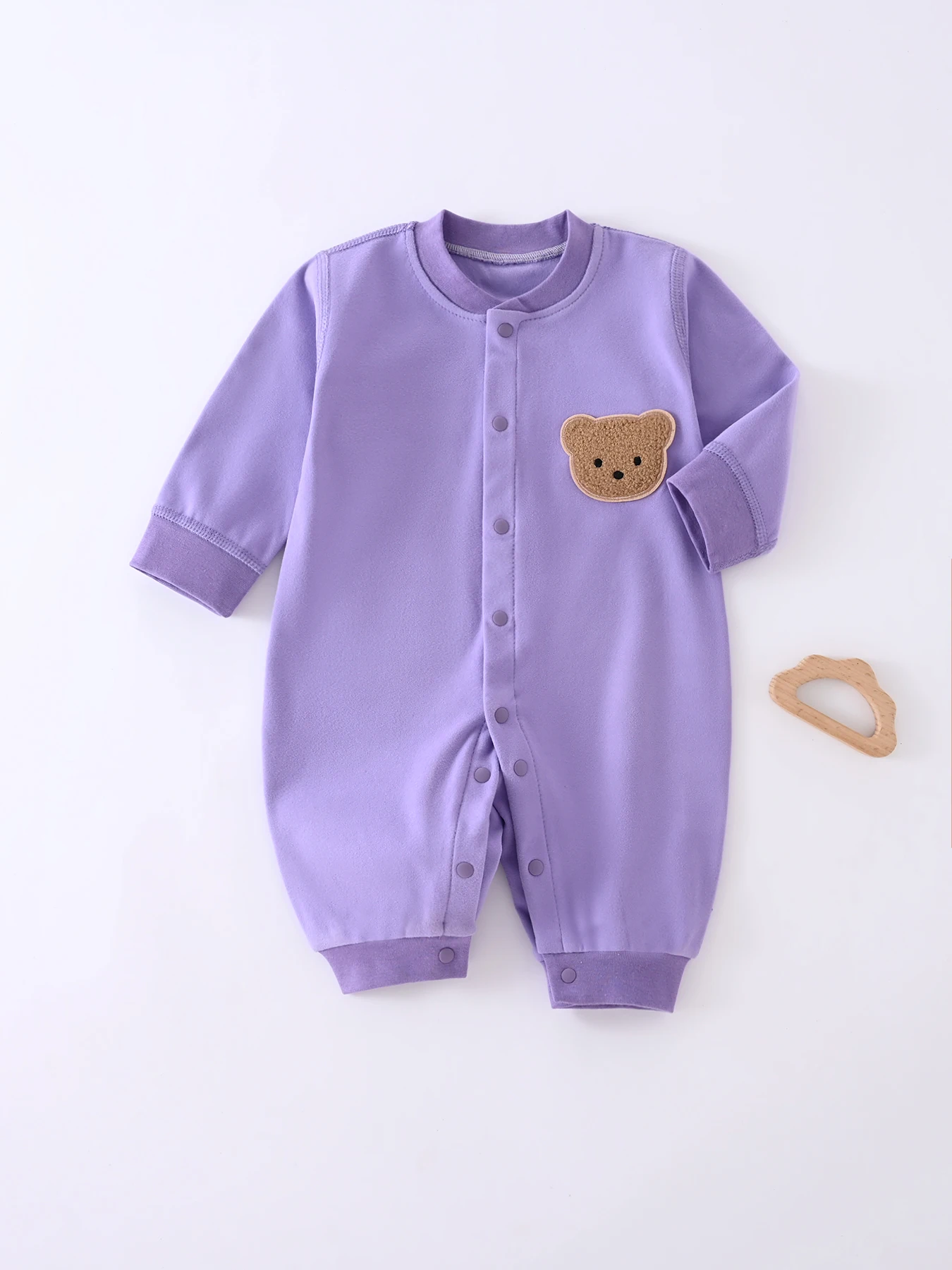 Baby Long Sleeve Onesie Boys Girls Cute Bear Head Pattern Onesie Newborn Soft And Comfortable Four Seasons Onesie
Baby Long Sleeve Onesie Boys Girls Cute Bear Head Pattern Onesie Newborn Soft And Comfortable Four Seasons Onesie