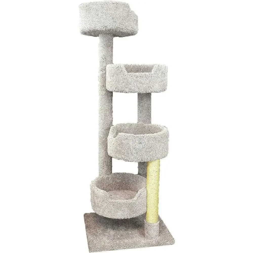 Large Beige Cat Staircase Condo
Large Beige Cat Staircase Condo