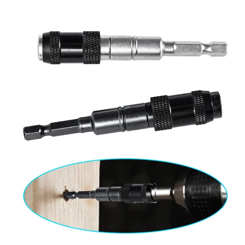 Drill Bit Holder Magnetic Anti Slip Grip Swiveling Bit Tip Holder Set 1/4 Inch Hex Quick Release Pivoting Screwdriver Extension
Drill Bit Holder Magnetic Anti Slip Grip Swiveling Bit Tip Holder Set 1/4 Inch Hex Quick Release Pivoting Screwdriver Extension