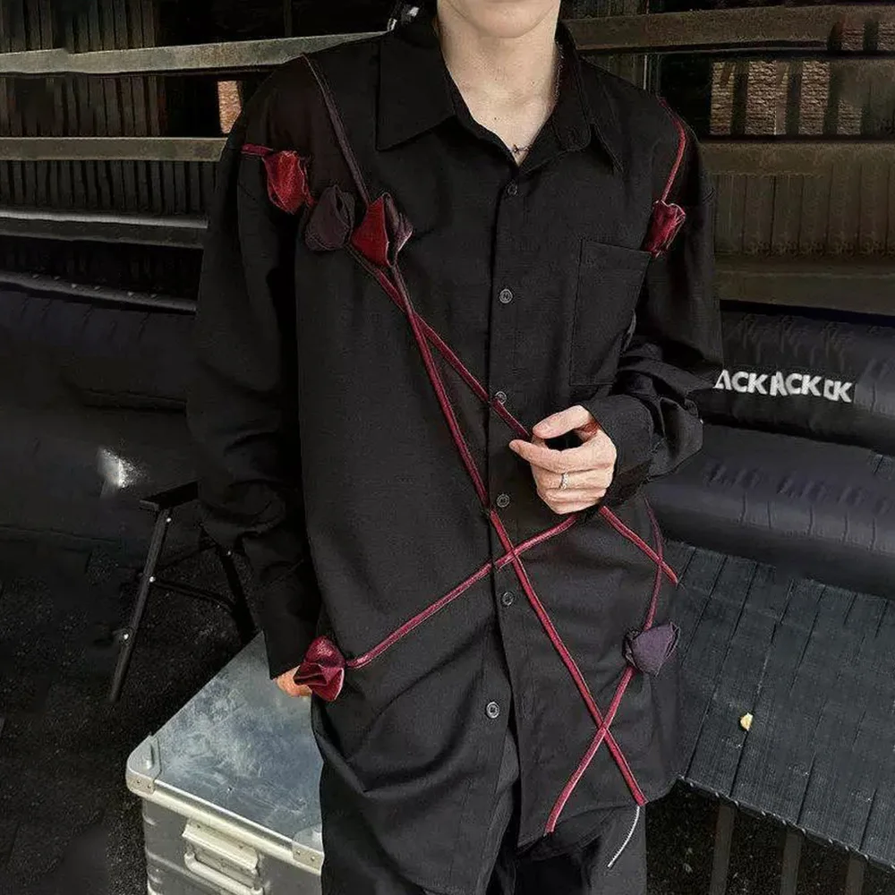 Spring And Summer Men's Irregular Long-Sleeved Shirt Retro Light Luxury Fashion Trend Leisure High Street Loose Niche Men's Tops
Spring And Summer Men's Irregular Long-Sleeved Shirt Retro Light Luxury Fashion Trend Leisure High Street Loose Niche Men's Tops