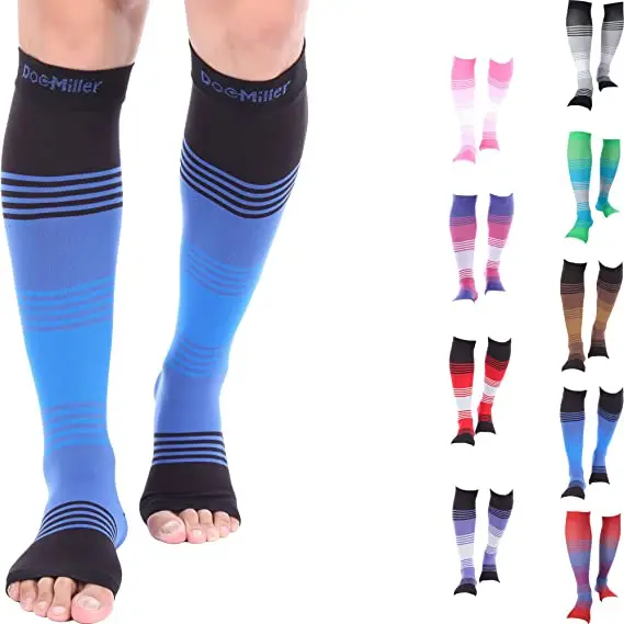 1 Pair Toeless Compression Socks S-XXL Unisex Calf Support Socks Relieve Fatigue For Standing Sports
1 Pair Toeless Compression Socks S-XXL Unisex Calf Support Socks Relieve Fatigue For Standing Sports