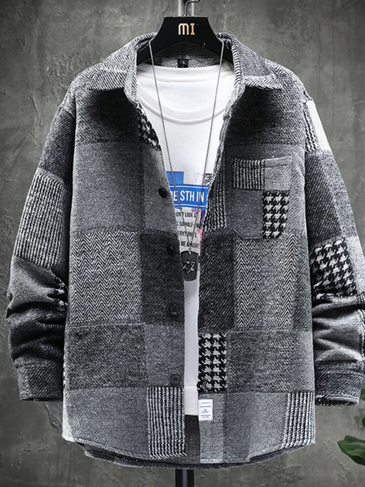 Spring Autumn Plaid irt Jaet Men's Loose Fit Large Size Versatile Casual Jaet Youth Faion Anti-Wind Long Sve Butto...
Spring Autumn Plaid irt Jaet Men's Loose Fit Large Size Versatile Casual Jaet Youth Faion Anti-Wind Long Sve Butto...