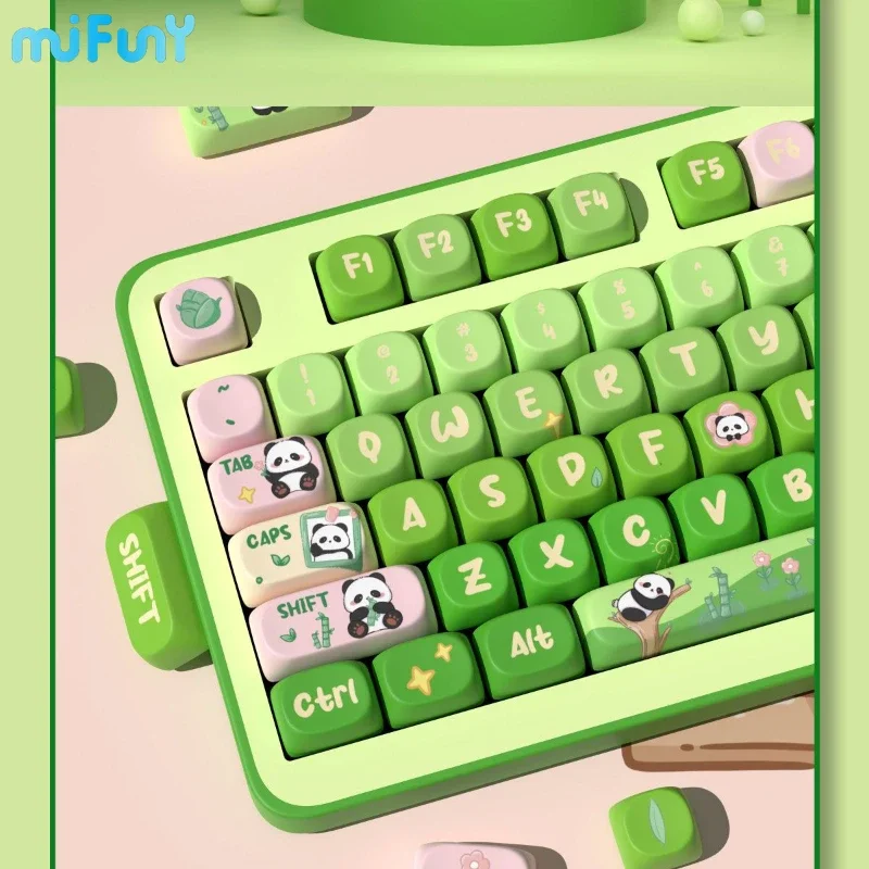 MiFuny Original Panda keycaps Green Forest Series MOA Profile Custom Resin KeyCaps for 131keys cute Kawaii Mechanical Keyboard
MiFuny Original Panda keycaps Green Forest Series MOA Profile Custom Resin KeyCaps for 131keys cute Kawaii Mechanical Keyboard