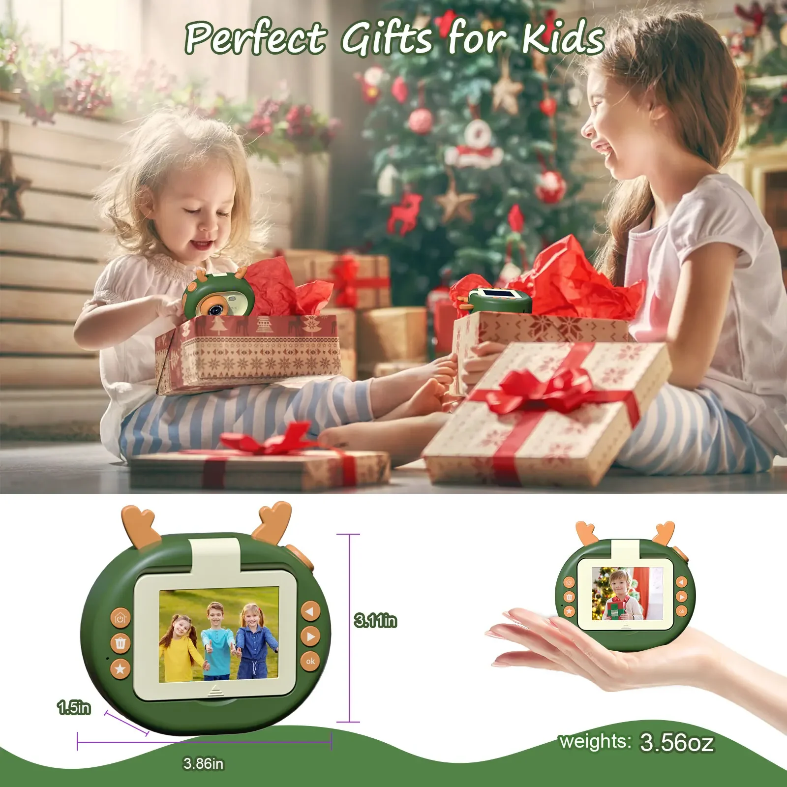 Цифровая детская игрушка-камера для девочек и мальчиков, детский видео подарок на день рождения, Рождественский подарок для малышей-подростков, уличный розовый, зеленый
Цифровая детская игрушка-камера для девочек и мальчиков, детский видео подарок на день рождения, Рождественский подарок для малышей-подростков, уличный розовый, зеленый