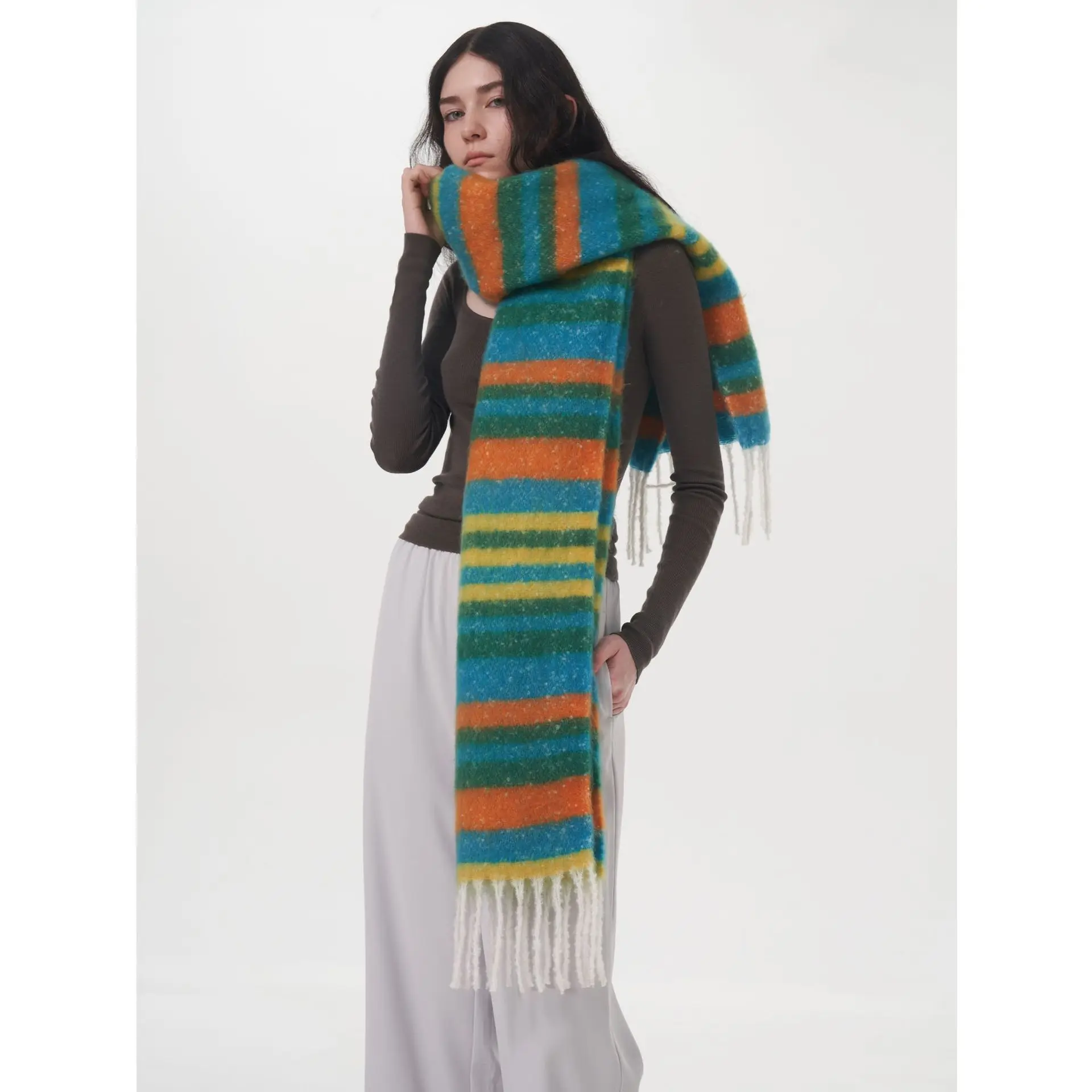 Winter cotton Scarf Women New Style Warm Thick Imitation Cashmere Plaid Scarf scarves nice long black scarf hijab cashmere scarf
Winter cotton Scarf Women New Style Warm Thick Imitation Cashmere Plaid Scarf scarves nice long black scarf hijab cashmere scarf