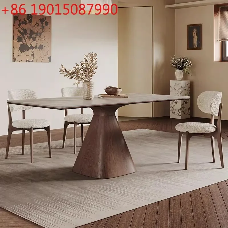 Minimalist rock slab dining table Rectangle modern simple household ash wood walnut Italian style wabi sandy wind solid wood
Minimalist rock slab dining table Rectangle modern simple household ash wood walnut Italian style wabi sandy wind solid wood