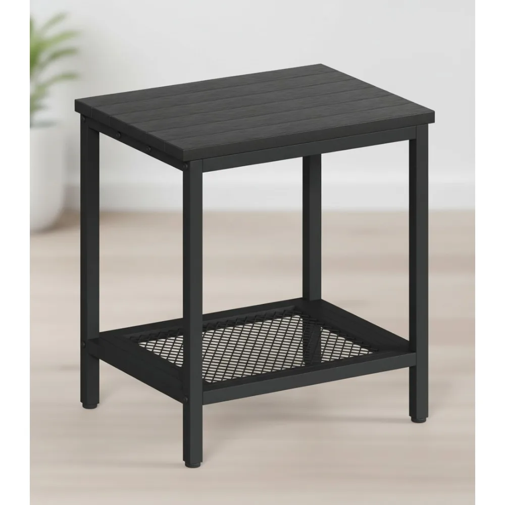2-Tier Outdoor Side Table with Storage, Weather Resistant Patio End Table for Garden Pool Deck
2-Tier Outdoor Side Table with Storage, Weather Resistant Patio End Table for Garden Pool Deck