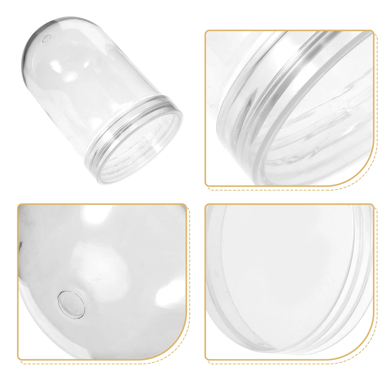 10pcs Plastic Water Globe Accessories Clear Diy Snow Globe Making Kit Smooth Empty Globes Craft Supplies Party Decorations 
10pcs Plastic Water Globe Accessories Clear Diy Snow Globe Making Kit Smooth Empty Globes Craft Supplies Party Decorations