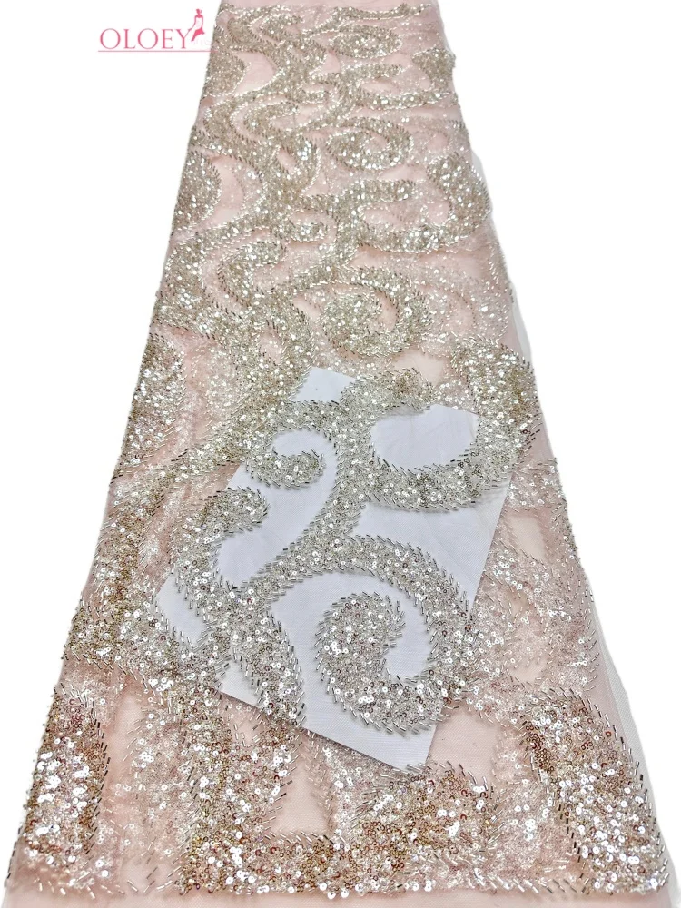 OLOEY Burgundy Nigerian Sequin Beaded Lace Fabric 2026 High-Quality French Tulle Sequin Lace Fabric Bridal Wedding Dress Fabric
OLOEY Burgundy Nigerian Sequin Beaded Lace Fabric 2026 High-Quality French Tulle Sequin Lace Fabric Bridal Wedding Dress Fabric