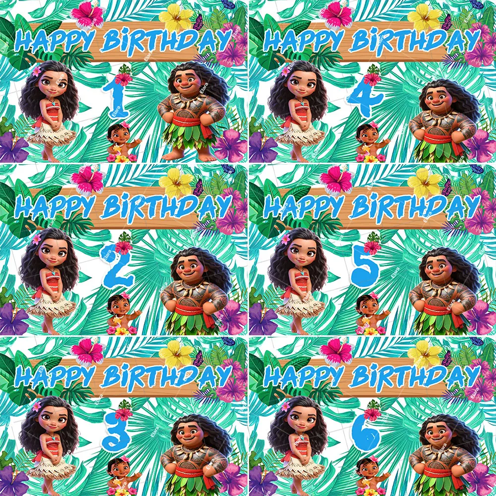 Moana Theme Boy Girl's 1-20th Birthday Party Vaiana Princess Ocean Adventure Baby Shower Photographic Background For Kid Gift
Moana Theme Boy Girl's 1-20th Birthday Party Vaiana Princess Ocean Adventure Baby Shower Photographic Background For Kid Gift