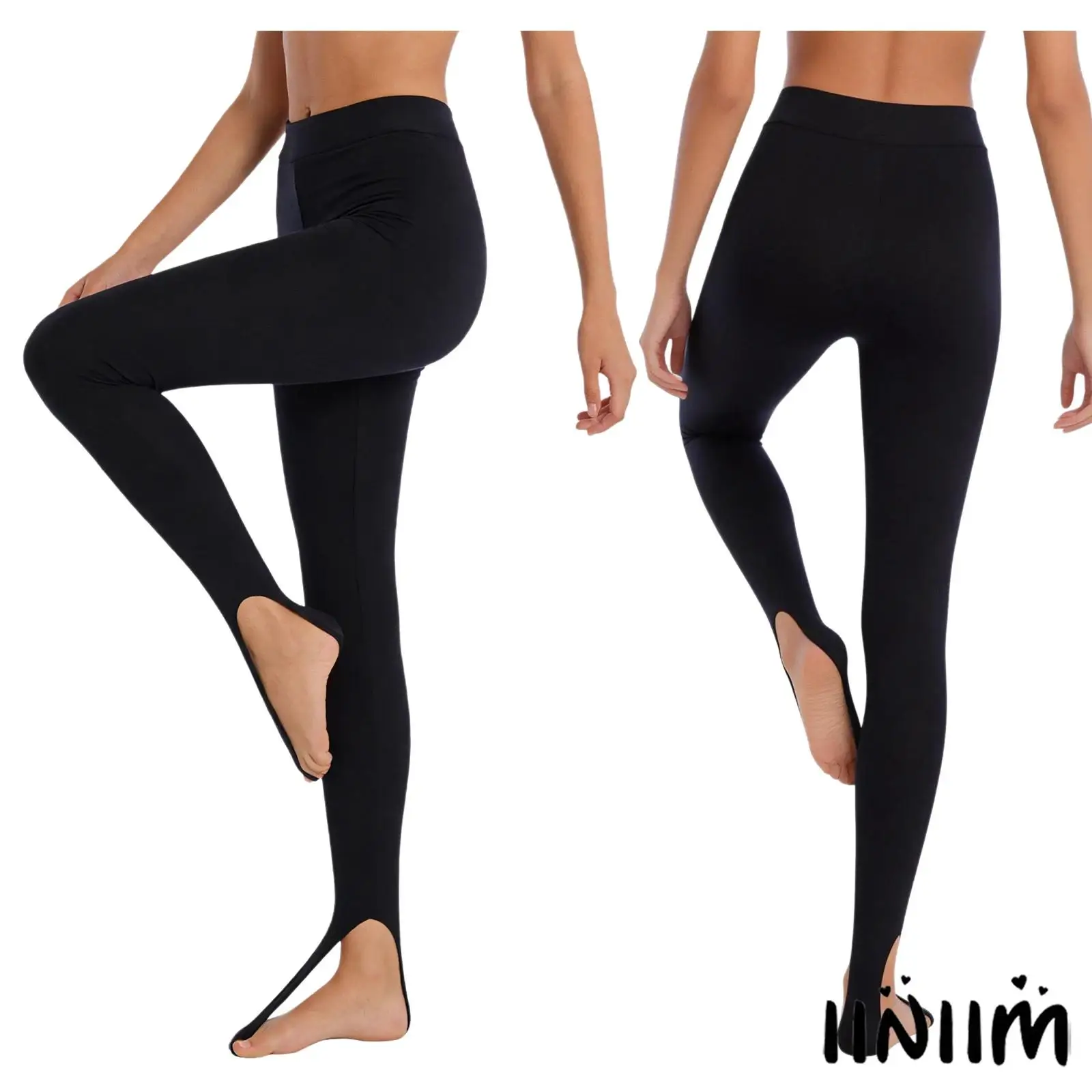 Womens Stirrup Gymnastics Dance Leggings High Waist Elastic Waistband Tummy Control Skinny Pants Trousers for Yoga Gym Fitness
Womens Stirrup Gymnastics Dance Leggings High Waist Elastic Waistband Tummy Control Skinny Pants Trousers for Yoga Gym Fitness