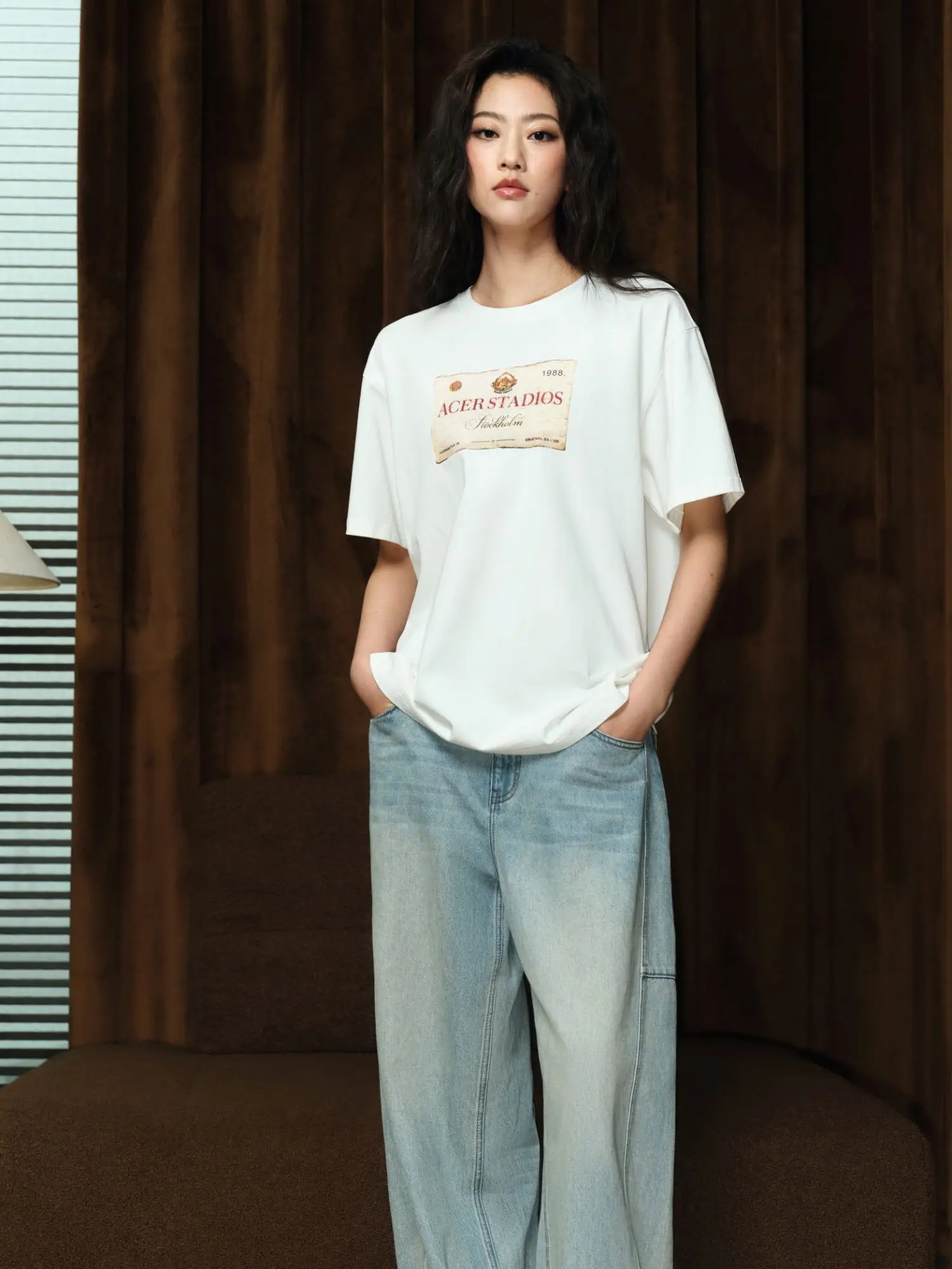 Soft Pure Cotton round Ne ort Sve T-irt Women's Spring Summer Casual Faion Comfortable Skin-friendly Top
Soft Pure Cotton round Ne ort Sve T-irt Women's Spring Summer Casual Faion Comfortable Skin-friendly Top