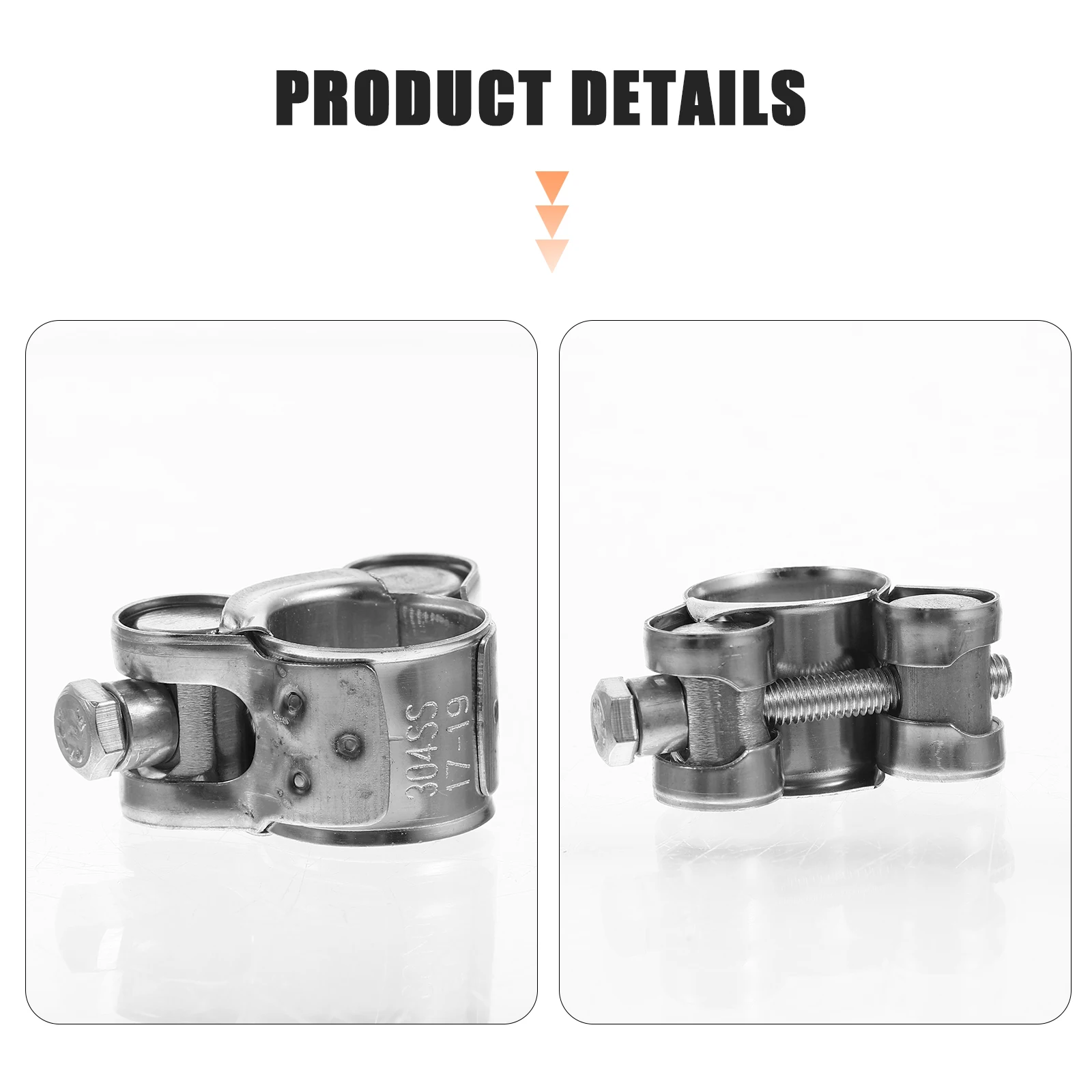 4pcs Stainless Steel T-Bolt Hose Clamp Heavy Duty Adjustable Fuel Line Clamps For Automotive Industrial Marine Use
4pcs Stainless Steel T-Bolt Hose Clamp Heavy Duty Adjustable Fuel Line Clamps For Automotive Industrial Marine Use